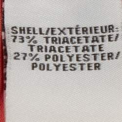 Pre Owned Diane Von Furstenberg Orange Crepe Playsuit M