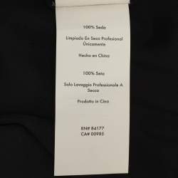 Pre Owned Diane Von Furstenberg Multicolour Colour Block Crepe Wrap Dress L