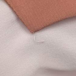 Pre Owned Diane Von Furstenberg Multicolour Colour Block Crepe Wrap Dress L