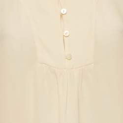 مملوكة مسبقًا بل وزة ديان فون فرستنبرغ حرير بيج مقاس متوسط (ميديام)