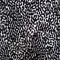 Pre Owned Diane Von Furstenberg Monochrome Printed Cotton Clyde Mini Skirt S