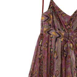 Pre Owned Diane Von Furstenberg Jolie Printed Dress M