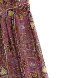 Pre Owned Diane Von Furstenberg Jolie Printed Dress M