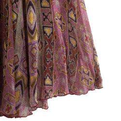 Pre Owned Diane Von Furstenberg Jolie Printed Dress M