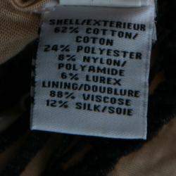 Pre Owned Diane Von Furstenberg Metallic Macramé Lace Sleeveless Neapoli Dress M