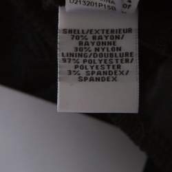 Pre Owned Diane Von Furstenberg Black Lace Open Back Evangelina Gown M 