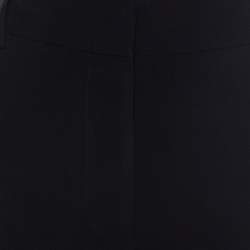 Diane Von Furstenberg Black Crepe Asheton Culottes M