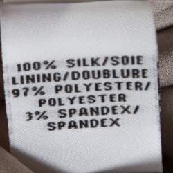 Pre Owned Diane Von Furstenberg Multicolor Printed Eribec Long Sleeve Dress M