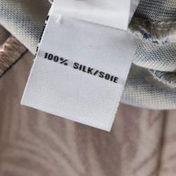 Pre Owned Diane Von Furstenberg Multicolor Printed New Julian Two Desert Band Wrap Dress M