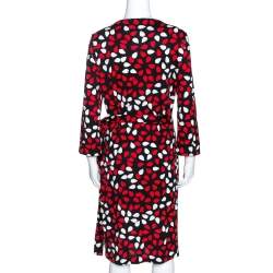Pre Owned Diane von Fursternberg Multicolor Printed New Julian Two Wrap Dress XL