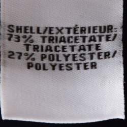 Pre Owned Diane Von Furstenberg Navy Blue Crepe Kora Shift Dress L