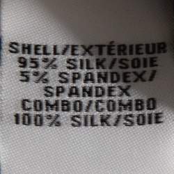 Pre Owned Diane Von Furstenberg Navy Blue Zen Floral Print Silk Leyland Halter Dress XL