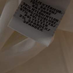 Pre Owned Diane von Furstenberg White Purdette Lace Wrap Romper S