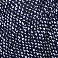 Pre Owned Diane Von Furstenberg Navy Blue Printed Silk Sigourney Two Wrap Dress S