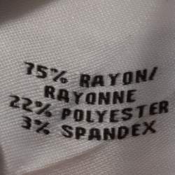 Pre Owned Diane von Furstenberg Black Panther Lace Jacquard Ilsa Dress M