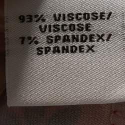 Pre Owned Diane von Furstenberg Pink Floral Print New Julian Two Mini Wrap Dress M