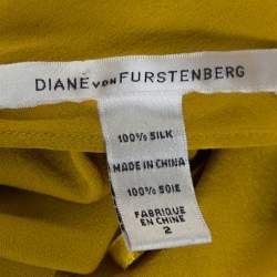 Diane von Furstenberg Color Block Silk Crepe Tadd Romper S
