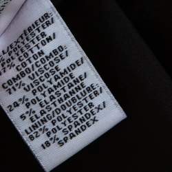 Pre Owned Diane von Furstenberg Cream Animal Pattern Jacquard Arianna Fitted Dress L