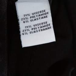 Pre Owned Diane von Furstenberg Black Gabi Knit Suiting Dress M