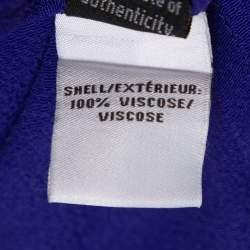 Pre Owned Diane von Furstenberg Colorblock Crepe Layered New Hatsu Dress M