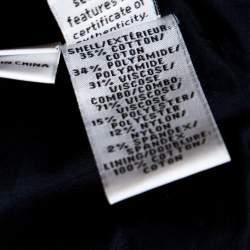 Pre Owned Diane von Furstenberg Black Lace Kennadie Bomber Jacket P