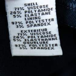 Pre Owned Diane von Furstenberg Navy Blue Belted Maizah Dress M