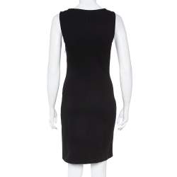 Pre Owned Diane Von Furstenberg Colorblock Stretch Knit Gladys Dress S