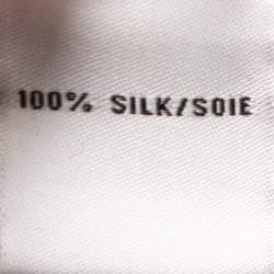 Pre Owned Diane Von Furstenberg Pink Silk Knit New Julian Wrap Dress S