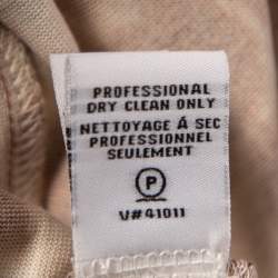 Pre Owned Diane Von Furstenberg Brown Animal Printed Silk Reina Dress S