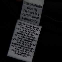 Pre Owned Diane von Furstenberg Black Lace & Crepe Dahlia Dress S