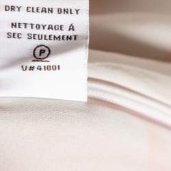 Pre Owned Diane Von Furstenberg Orange Printed Silk Liluye One Shoulder Short Dress M