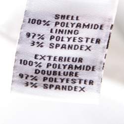 Pre Owned Diane Von Furstenberg White Knit Maizah Short Dress M