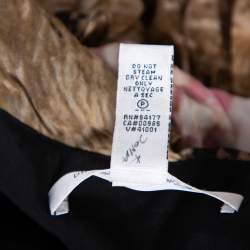 Pre Owned Diane von Furstenberg Multicolor Printed Silk Strapless Brighton Mini Dress M