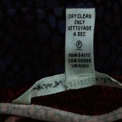 Pre Owned Diane Von Furstenberg Ophelia Printed Silk Jersey Justin Wrap Dress S