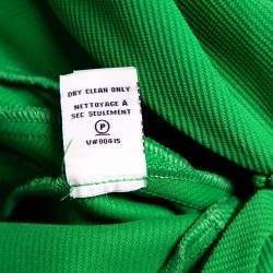 Pre Owned Diane von Furstenberg Green Textured Carpreena Short Dress S