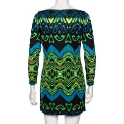 Diane von Furstenberg Multicolor Printed Silk Tacita Tunic Dress S