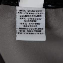 Pre Owned Diane von Furstenberg Multicolored Printed Silk Asami Dress M