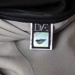 Pre Owned Diane von Furstenberg Multicolored Printed Silk Asami Dress M