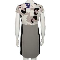 Pre Owned Diane von Furstenberg Multicolored Printed Silk Asami Dress M