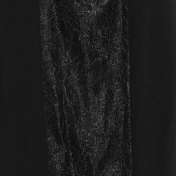 Pre Owned Diane von Furstenberg Black Silk & Lace Elsita Dress L