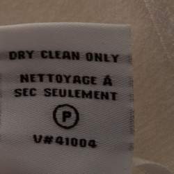 مملوكة مسبقًا Diane von Furstenberg White Jersey Sleeveless Flutter Perry Dress M