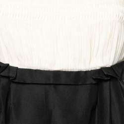 Pre Owned Diane Von Furstenberg Black Silk Sleeveless Celardo Mini Dress L