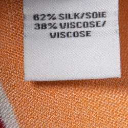 Pre Owned Diane von Furstenberg Multicolor Lion Landscape Print Harriet Dress XS