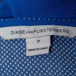 Pre Owned Diane von Furstenberg Multicolor Lion Landscape Print Harriet Dress XS