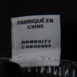 Pre Owned Diane Von Furstenberg Black Knit Side Zipped Skirt L