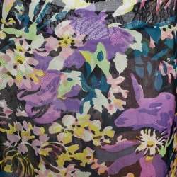 Pre Owned Diane von Furstenberg Floral Silk Parisse Cami Top L