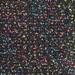 Pre Owned Diane von Furstenberg Black Multicolor Dot Tweed Carrie Dress S