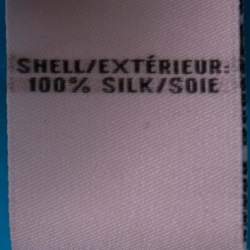 Pre Owned Diane von Furstenberg Blue Silk Maggy Top M