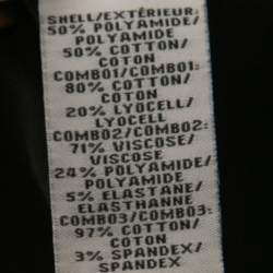 Pre Owned Diane Von Furstenberg Black Guipure Lace & Knit Jessica Bomber Jacket S