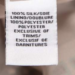 Pre Owned Diane Von Furstenberg Multicolor Printed Embellished Silk Dress L